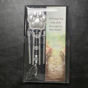Paw Print Memorial Wind Chime